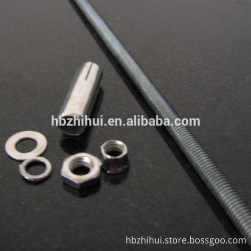 Screw rod and accessories for ceiling